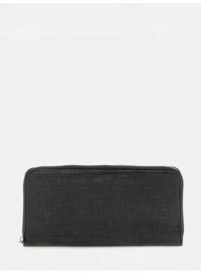 Wallet for Women Camera Bags with Zipper and Classic Black Print