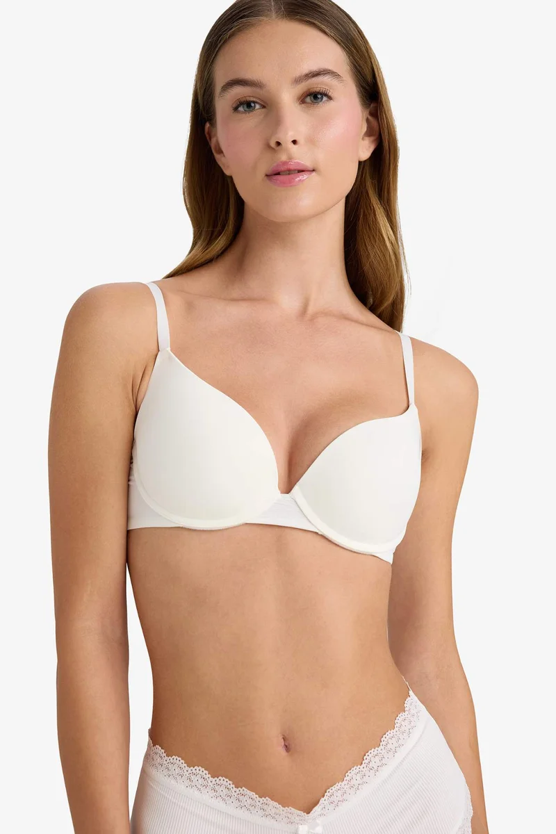 ديفاكتو Fall in Love Push Up Micro Coated Underwire T-Shirt Bra