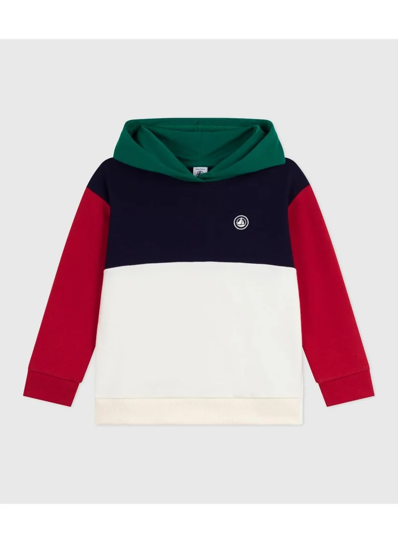Petit Bateau Children's colourblock cotton hoodie