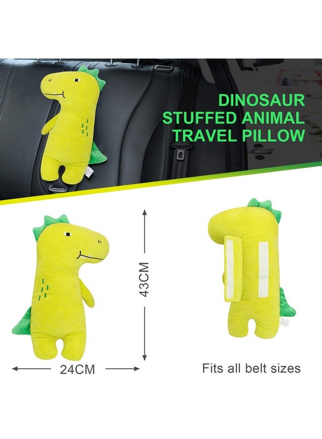 Farochy Car Pillow for Kids - Dinosaur Seat Belt Cover, Car Seat Belt Pillow Kids Car Seatbelt Covers, Vehicle Shoulder Pads, Seatbelt Cushion for Kids, Seat Strap Pillows Kids (Dinosaur) - Image 2