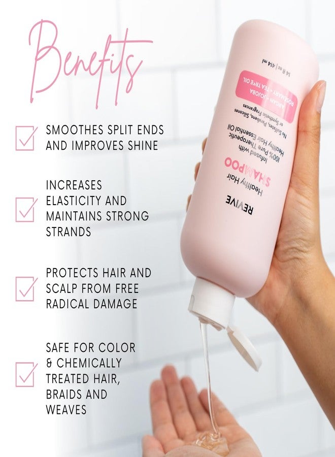 REVIVEEO Healthy Hair Shampoo & Conditioner Set by REVIVEEO - Strengthening, Hydrating, Scalp-Nourishing, Biotin, Argan Oil - Image 2