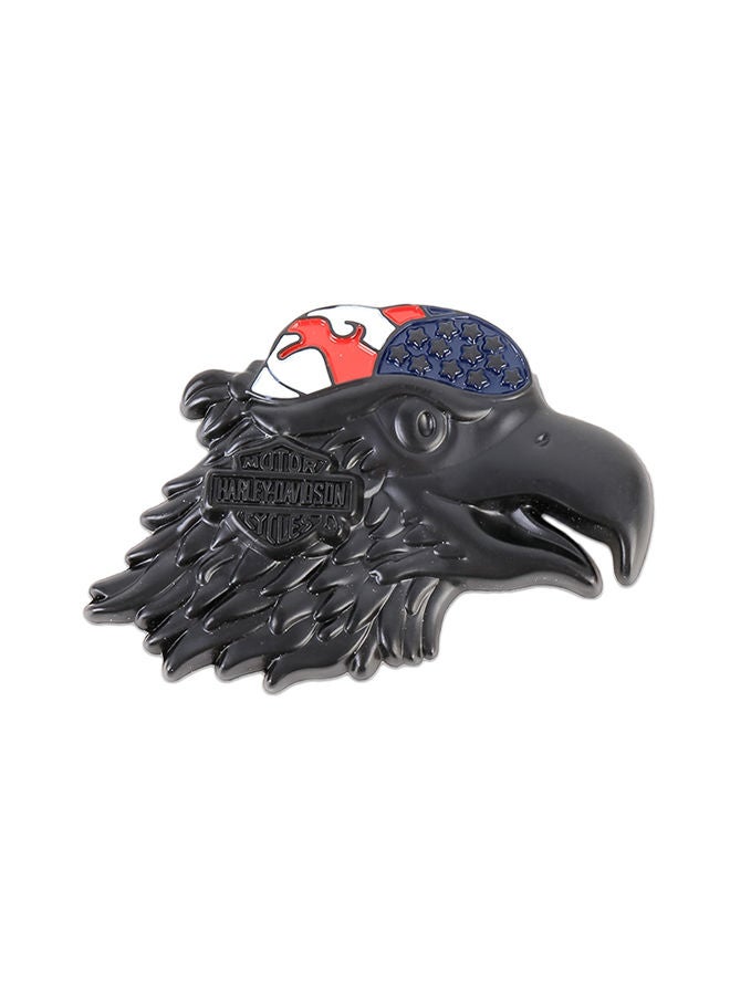 NIBEMINENT Eagle Head Pattern Car Metal Body Decorative Sticker - Image 1
