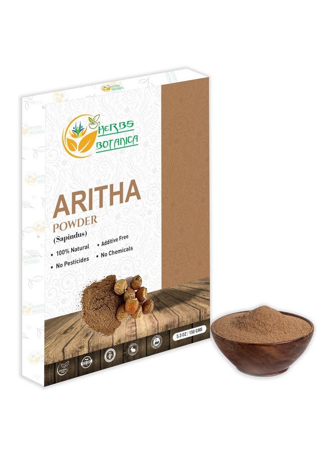 هيربس بوتيانيكا الأعشاب بوتانيكا مسحوق أريثا 5.3 أوقية | 150 جم مسحوق جوز الصابون الطبيعي النقي| شامبو وبلسم طبيعي للشعر | سابيندوس موكوروسي | بلسم ممتاز للشعر | من الهند - Image 1