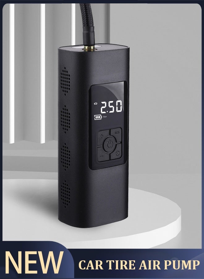 Car wireless air pump, portable handheld digital air pump, multi-purpose mini air pump, air pump - Image 1