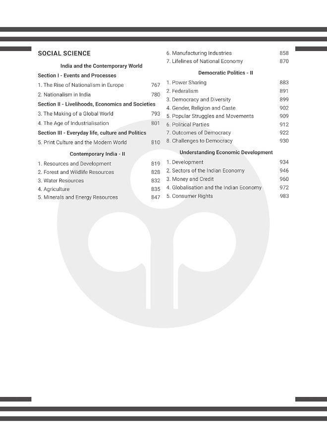 null - OSWAL PRINTERS & PUBLISHERS PVT LTD All in 1 Guide Book: CBSE Class 10 for 2022 Examination - Image 1