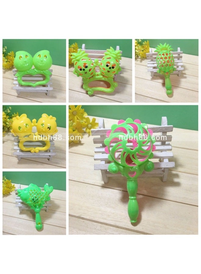 Micro-business Push Hand Bell Baby Bell Children's Toys Kindergarten Small Gifts One Yuan Two Yuan Stall Supply-Color:4 Pens Painting Eggs 1 Bag - Image 3