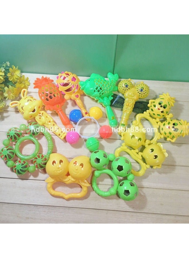 Micro-business Push Hand Bell Baby Bell Children's Toys Kindergarten Small Gifts One Yuan Two Yuan Stall Supply-Color:4 Pens Painting Eggs 1 Bag - Image 4