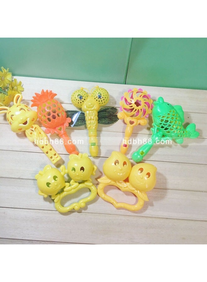 Micro-business Push Hand Bell Baby Bell Children's Toys Kindergarten Small Gifts One Yuan Two Yuan Stall Supply-Color:4 Pens Painting Eggs 1 Bag - Image 5