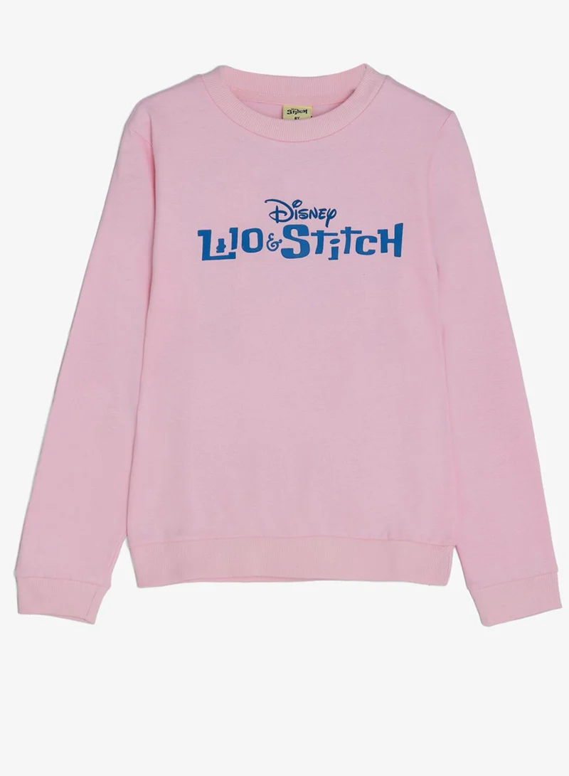 Disney  Kids Wo Stitch Sweatshirt And Sweatpants for Women | Best Price UAE
