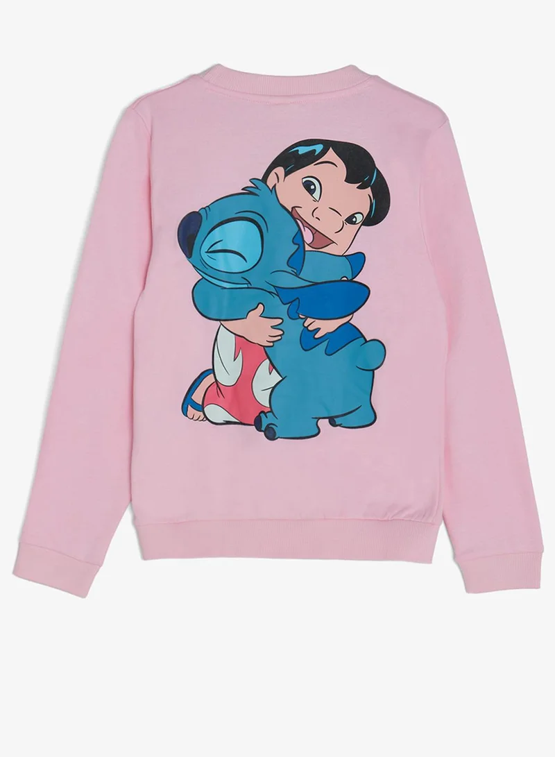 Disney  Kids Wo Stitch Sweatshirt And Sweatpants for Women | Best Price UAE