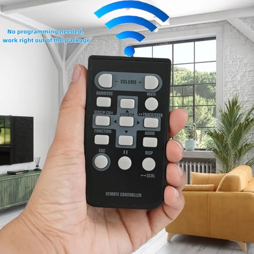 Kassionel جهاز تحكم عن بُعد بديل لنظام الصوت في السيارة بايونير بايونير CD Receiver DEH-X7500HD DEH-X5710HD DEH-X5700HD DEH-X56HD DEH-X5600HD DEH-X55HD DEH-X5500HD DEH-X3800UI DEH-X3700UI DEH-X3700S - Image 2