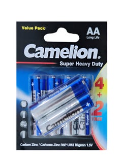 Camelion 6 Pcs AA Long Life 1.5V Battery 