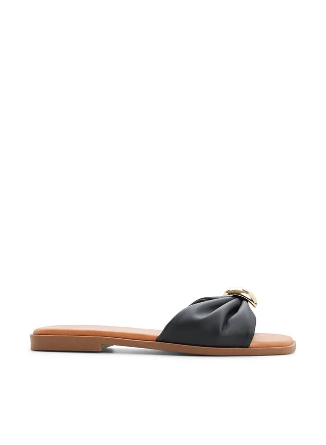 Call it Spring Cammiee Ladies Black Flat Sandals