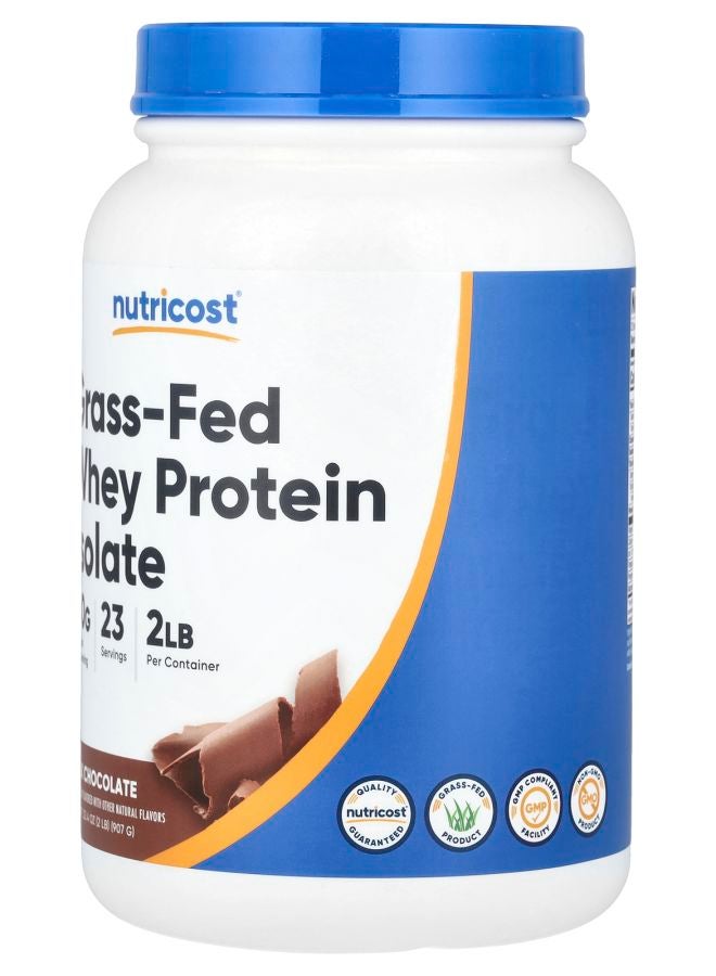 Nutricost Grass-Fed Whey Protein Isolate Milk Chocolate 2 lb (907 g) - Image 2