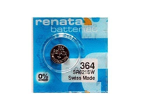Renata بطاريات ريناتا 364 بطارية أكسيد الفضة (5 عبوات) - Image 3