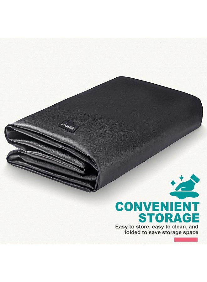 Shieldo Heavy Duty Leatherette Billiard Pool Table Cover,Waterproof&Tearproof Cover for Pool Table,7/8 Foot Fitted - Image 3