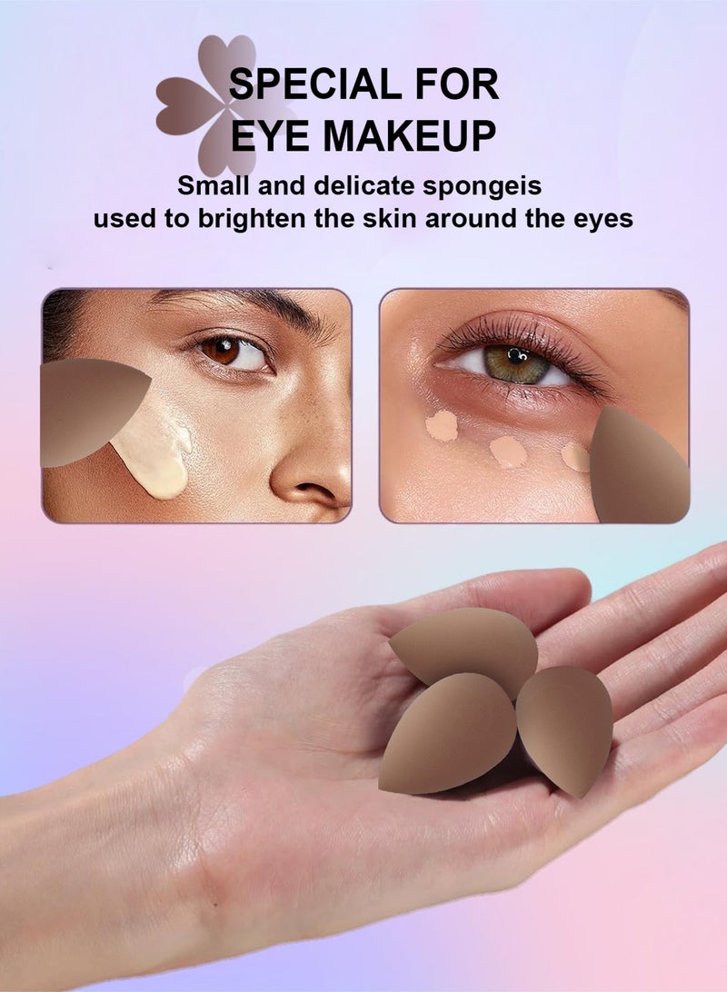 HomarKet Makeup Brush Set,56 Pcs Makeup Tool Set Premium Synthetic Foundation Powder Concealers Eye shadows Blush Makeup Brushes,Brown - Image 5