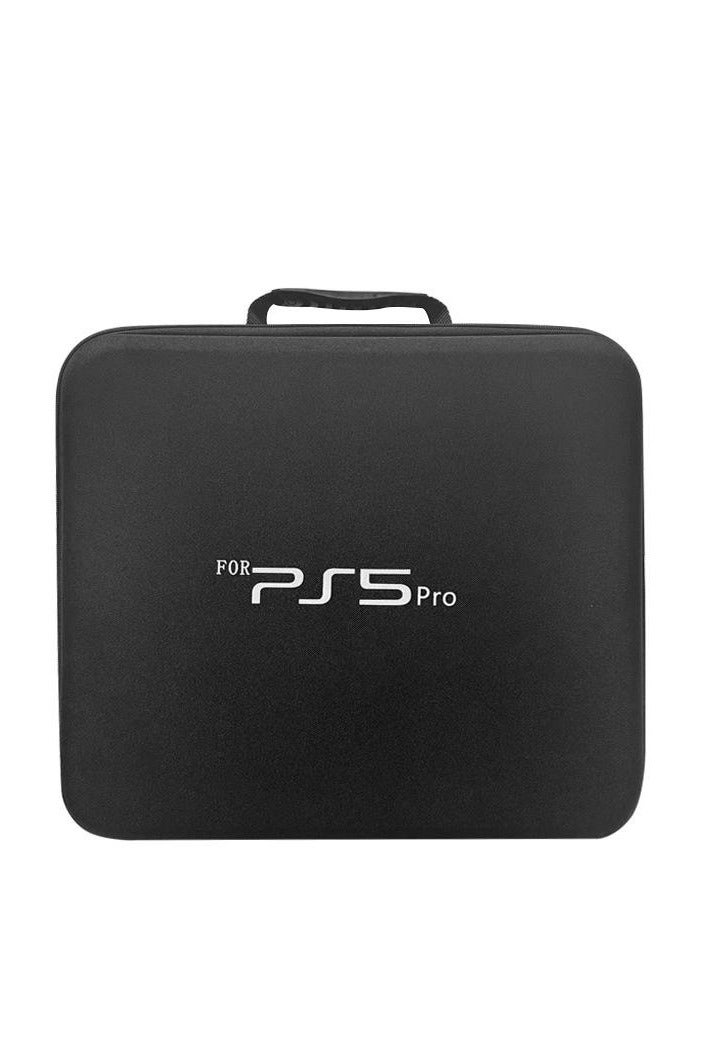 Brinaoki Carrying Case for PS5 Pro Game Console,Portable EVA Hard Shell Dust-proof Anti-scratch Storage Bag,Large-capacity Travel Protective Case for PS5 Pro Console Controller Accessories (black) - Image 1