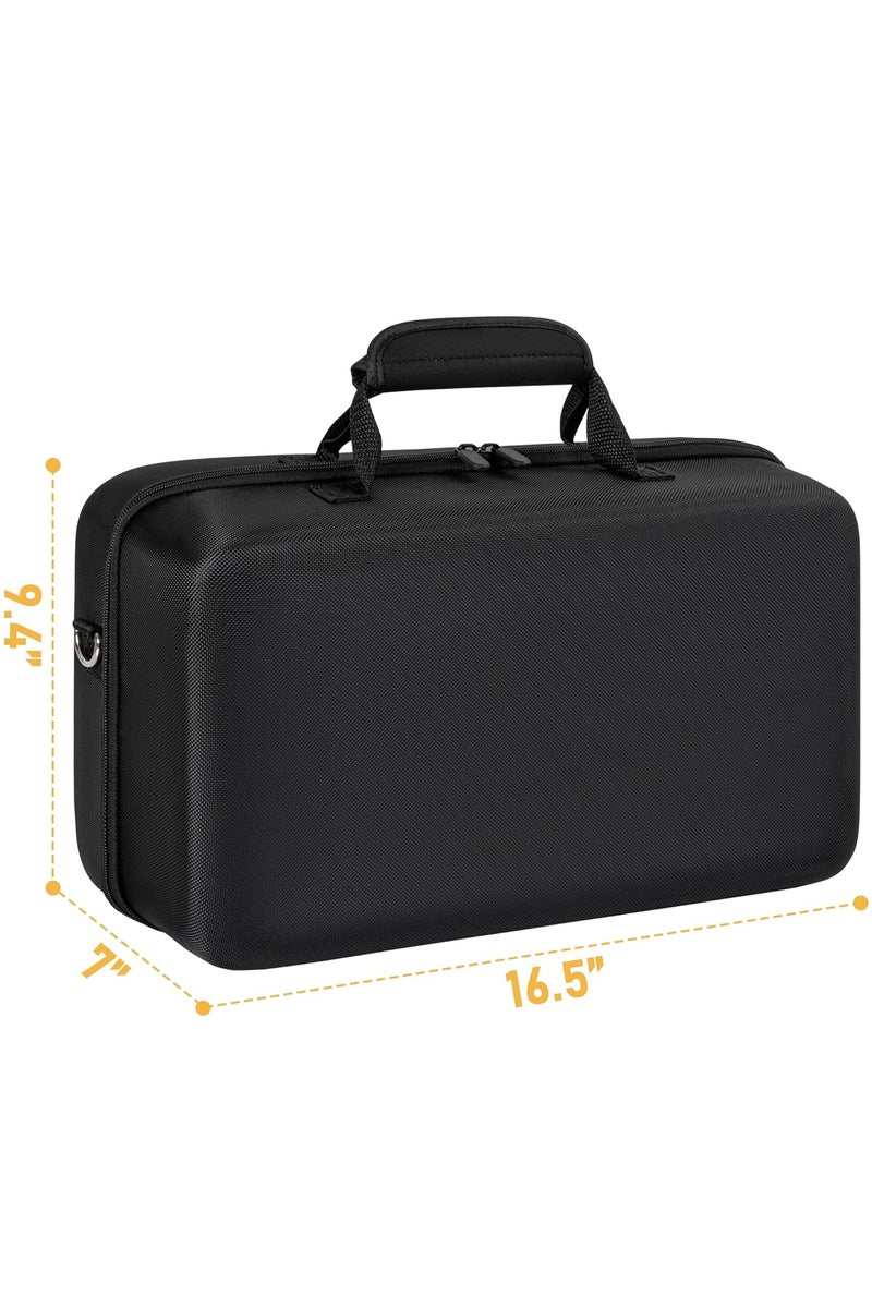 Brinaoki Storage Bag For PS5-Shockproof Hard Shell Bag- Luxury Waterproof Shoulder Bag For Playstation 5,Console & Accessories Storage Organizer (black) - Image 5