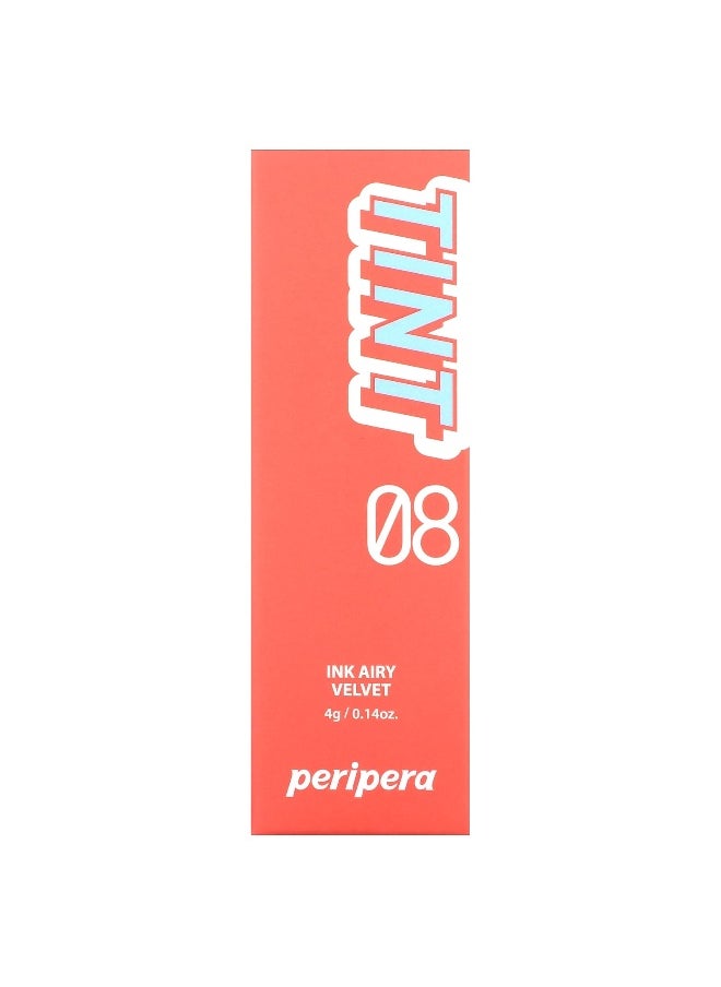 Peripera Peripera, Ink Airy Velvet Lip Tint, 08 Pretty Orange Pink, 0.14 oz (4 g)  - Image 2