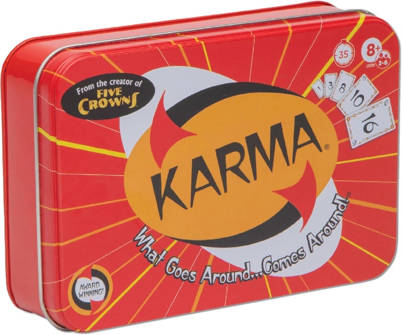PlayMonster Karma Card Games for Kids – Card Games for Adults, Family Games Night, Card Games for Families, Multi-Player, Screen Free, Travel Games, Playing Cards, What Goes Around, Comes Around, Ages 8+ - Image 1