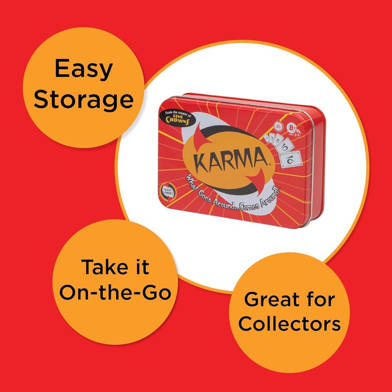 PlayMonster Karma Card Games for Kids – Card Games for Adults, Family Games Night, Card Games for Families, Multi-Player, Screen Free, Travel Games, Playing Cards, What Goes Around, Comes Around, Ages 8+ - Image 3