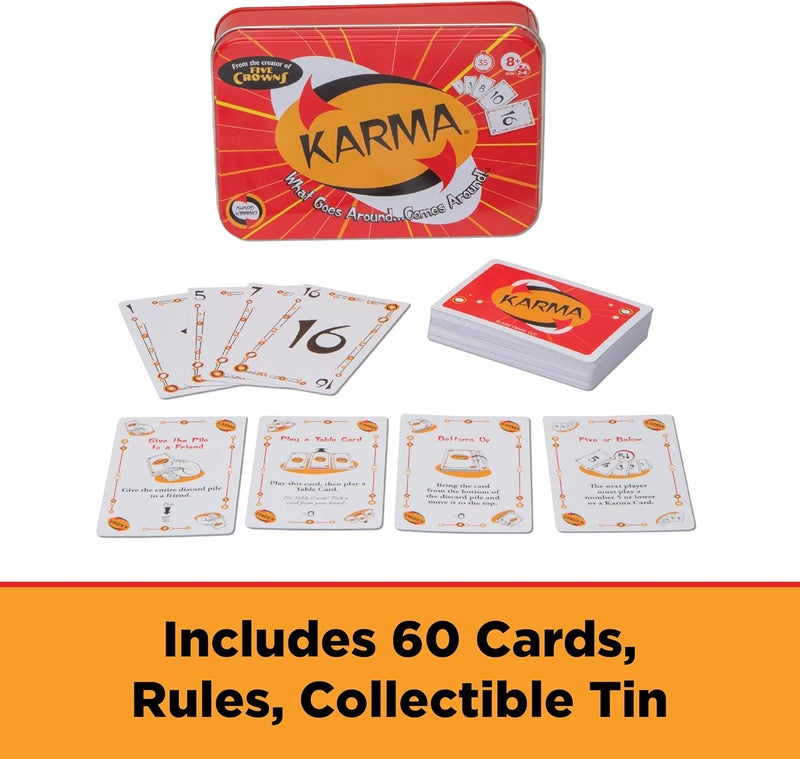 PlayMonster Karma Card Games for Kids – Card Games for Adults, Family Games Night, Card Games for Families, Multi-Player, Screen Free, Travel Games, Playing Cards, What Goes Around, Comes Around, Ages 8+ - Image 4