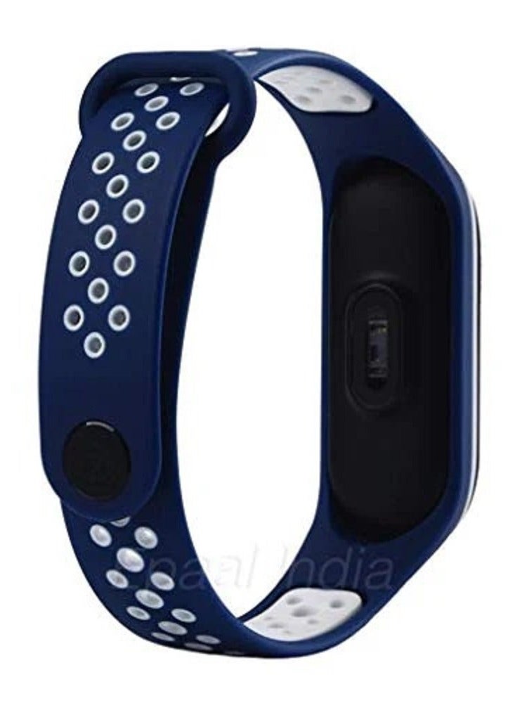 حزام سوار رياضي من السيليكون لـ Xiaomi Mi Band 3 / 4 بديل حزام قابل للتنفس M3 M4 متعدد الألوان - Image 1