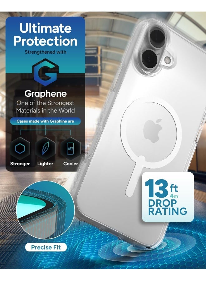 ZAGG Crystal Palace Snap Case for iPhone 16 Plus Clear - Image 4