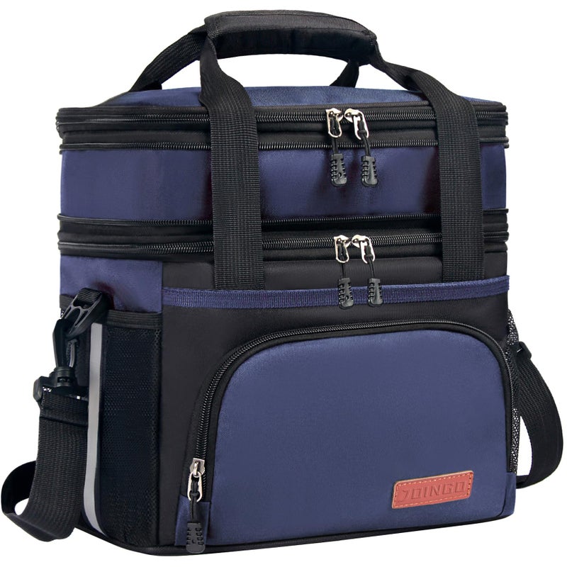JOINGO Tactical Lunch Box for Men & Women â€“ Expandable 16L Double Deck Insulated Cooler Bag for Work, Construction & 12-Hour Shifts â€“ Heavy Duty Leakproof Large Meal Prep Tote with Shoulder Strap - Image 1