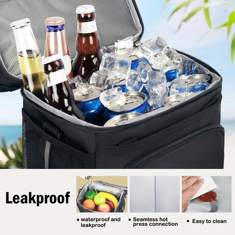 JOINGO Tactical Lunch Box for Men & Women â€“ Expandable 16L Double Deck Insulated Cooler Bag for Work, Construction & 12-Hour Shifts â€“ Heavy Duty Leakproof Large Meal Prep Tote with Shoulder Strap - Image 4