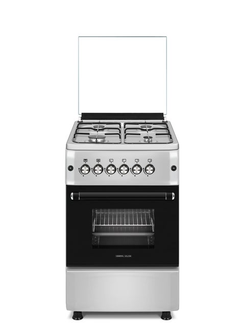 General GL 50x55cm 4 Burner Gas Cooking Ranger, Total Safety, Oven Grill, Up& down Heating, Auto Burner, Inside Oven Light, Timer, High Quality