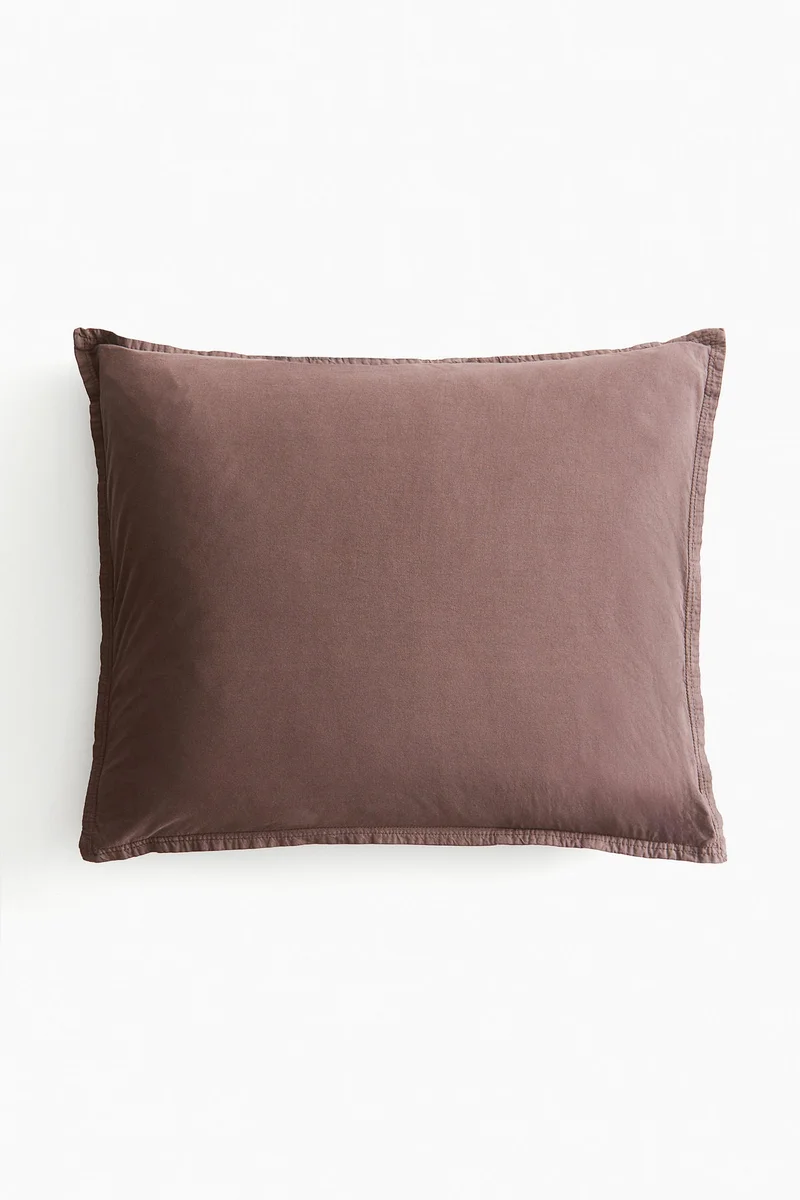 اتش اند ام غطاء وسادة من القطن