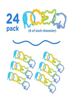 Nuby Nuby Animal Click Links Teether Toy- 24-Piece Set - 3+ Months  - Image 2