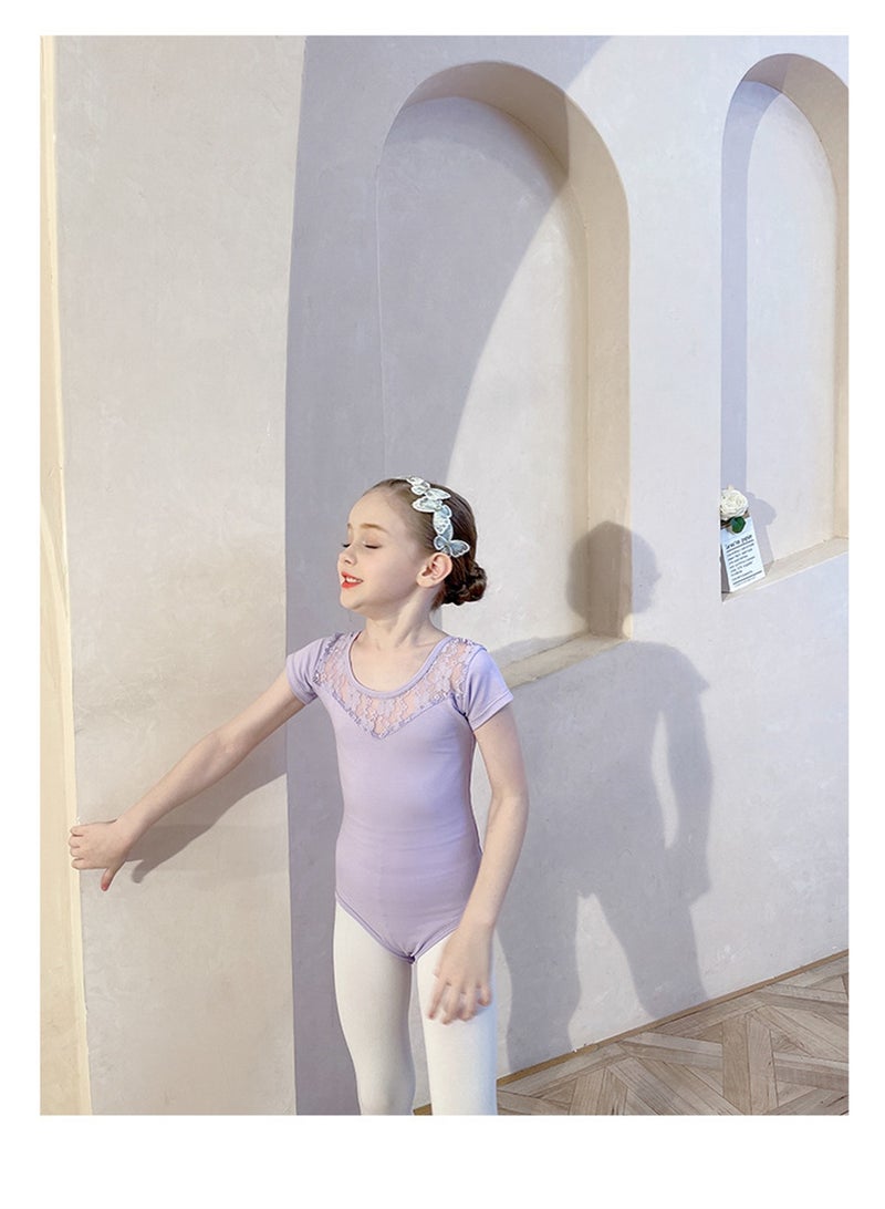 Loquat Squality Ballet Dance Tutu Dress For Girls Purple  - Image 1
