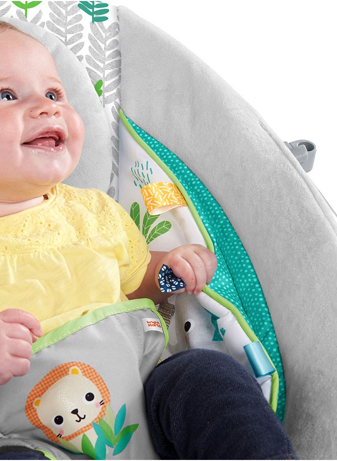 Bright Starts Jungle Vines- Tm Cradling Bouncer  - Image 4