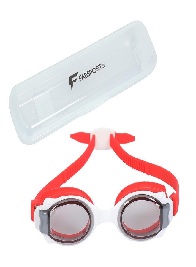 FABSPORTS Kids Swimming Goggles with Box for Boys & Girls, Anti-fog, Anti UV Swim Goggles for Kids of age 3-10 years - Image 1
