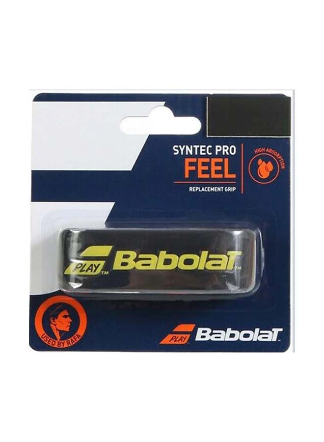 Babolat Babolat Syntec Pro X1 Replacement Grip – Black – High Tacky Feel & Moisture Control - Image 1