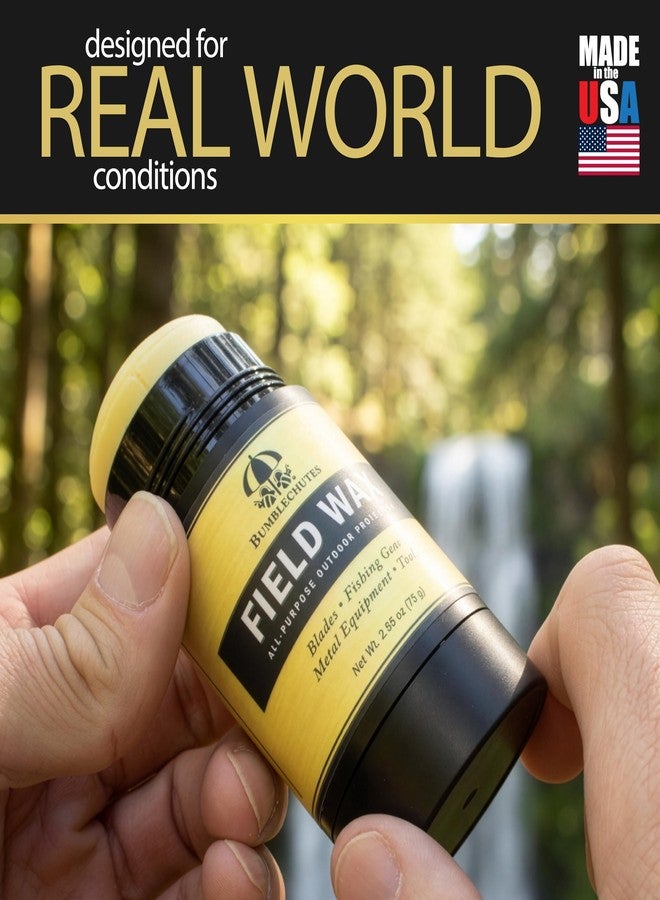 Bumblechutes Field Wax - All-Purpose Outdoor Gear Protectant Stick | Waterproof Rust Prevention for Knives, Tools & Fishing Gear | Food-Safe EDC Wax, Compact & Mess-Free - Image 3