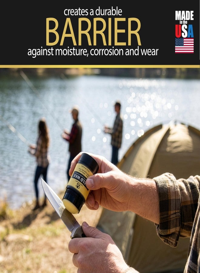Bumblechutes Field Wax - All-Purpose Outdoor Gear Protectant Stick | Waterproof Rust Prevention for Knives, Tools & Fishing Gear | Food-Safe EDC Wax, Compact & Mess-Free - Image 4
