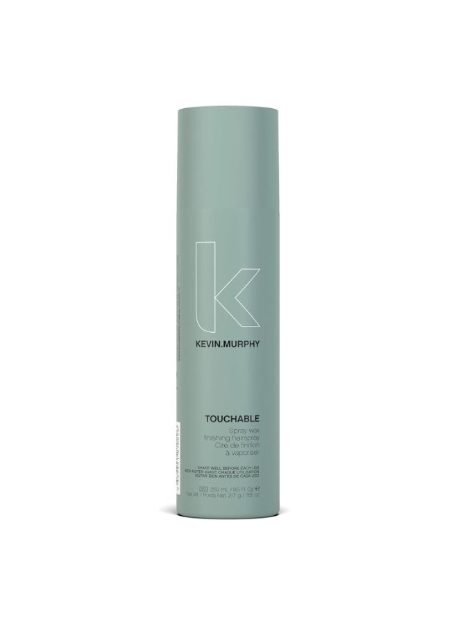 KEVIN.MURPHY TOUCHABLE - Spray Wax Finishing Hair Spray - For All Hair Types - Hair Styling for Texture & Hold - Long Lasting - With Milk Thistle & Carrot Seed Oil - Image 1