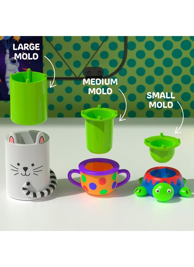 Discovery Kids - Discovery™ Pottery Studio Motorized Clay Art Station - Complete Set With Pottery Wheel, 3 Molds, Tools, Paints, & Air-Dry Clay For Kids| Arts And Crafts Toy For Boys Girls| Art Supplies Activity Kit - Image 1