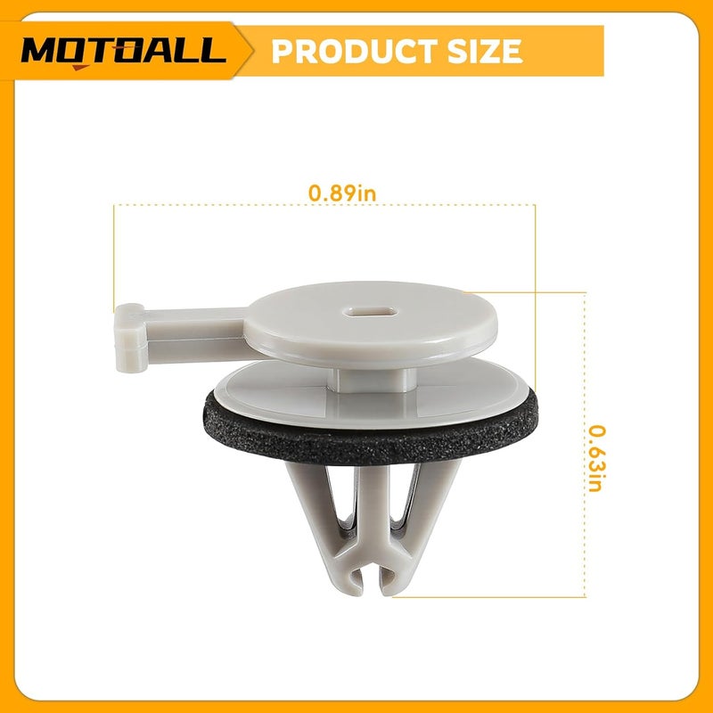 MOTOALL موتوال 10 قطع مشبك تريم لسيارات لاند روفر LR3 LR4 رينج سبورت - Image 3