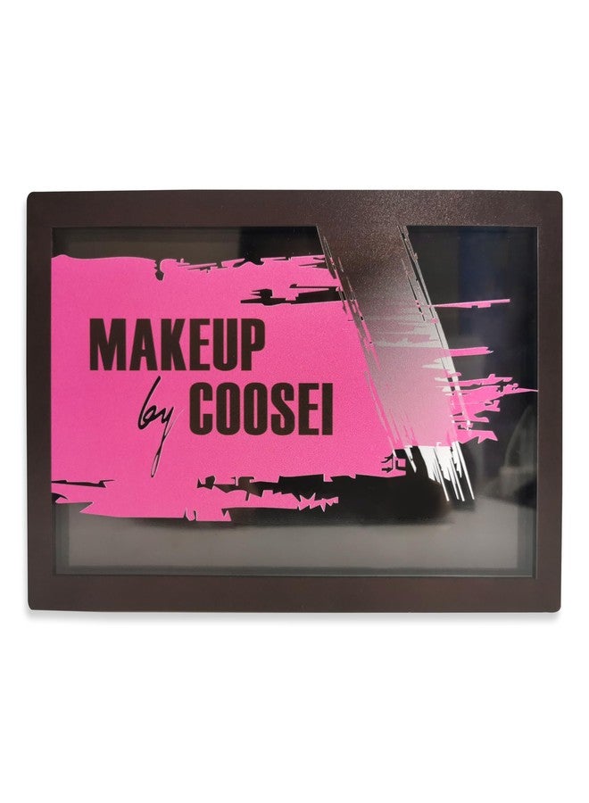 Coosei Limited Edition Magnetic Makeup Palette empty, Clear Acrylic, 9.7x5.5x0.47 inches, Empty Palette for Eyeshadow, Lipstick, Blush with 20 Magnetic attraction Stickers +10pcs empty stainess pans - Image 3