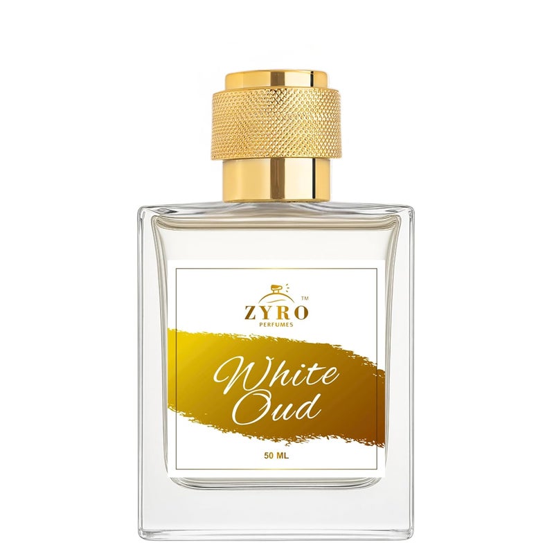 ZYRO ZYRO White Oud Extrait de Parfum Long Lasting EDP with Bergamot Rose Sandalwood 50 ML Unisex Perfume  - Image 1