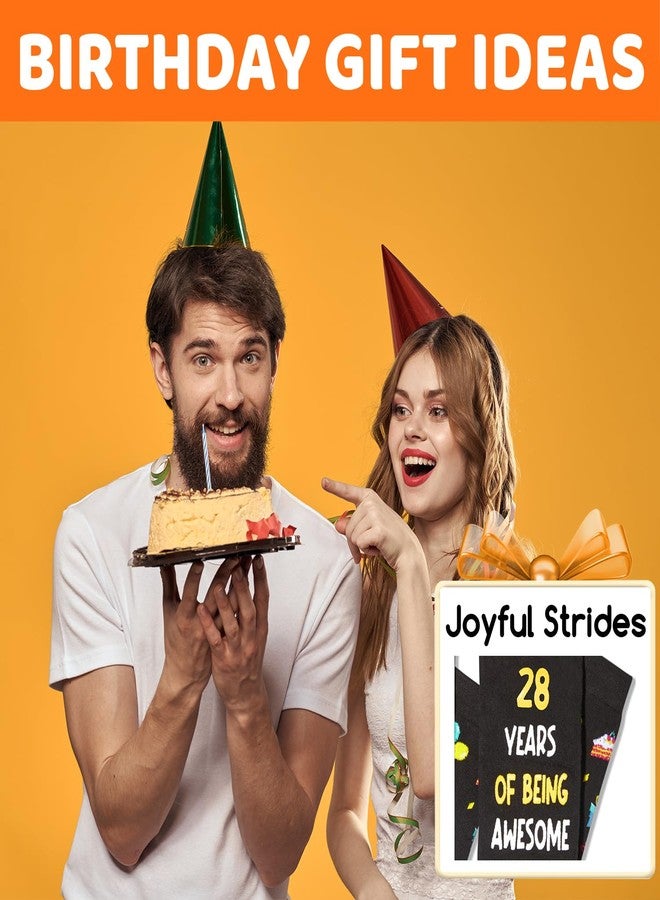 Zmart 28th Birthday Gifts Ideas - 28th Birthday Socks for Women Men, Gifts for 28 Year Olds Teens - Image 4