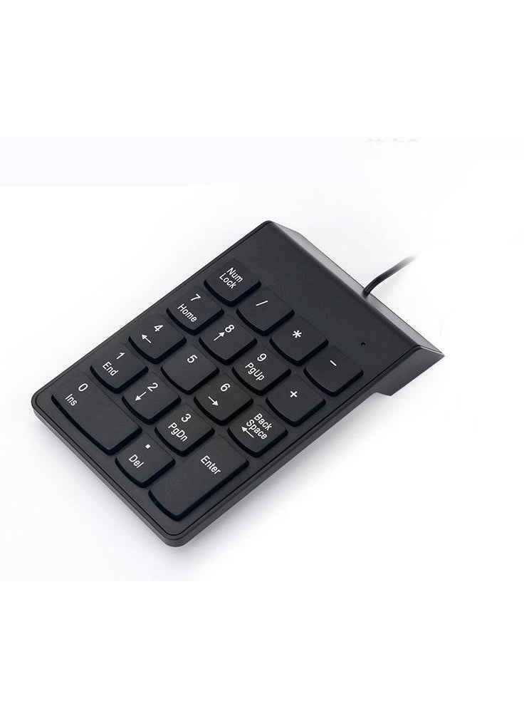 Generic - Numeric Keypad,USB Number Pad, USB 18 Key Number Numeric Keypad Keyboard for Laptop/Notebook PC Computer - Image 1