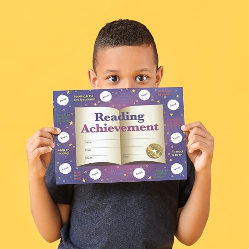 Hayes Reading Achievement Stick-to-It Reward Certificates, 30 Sheets, 320 Seals - Image 3