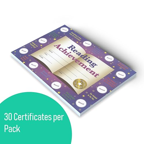 Hayes Reading Achievement Stick-to-It Reward Certificates, 30 Sheets, 320 Seals - Image 2