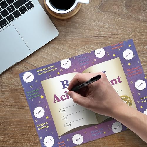 Hayes Reading Achievement Stick-to-It Reward Certificates, 30 Sheets, 320 Seals - Image 4
